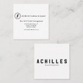 Standaard 3,5 x 2,0-inch Visitekaartje Contactkaartje (Voorkant / Achterkant)