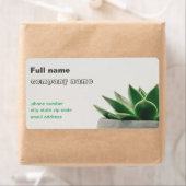 Standaard 3,5 x 2,0-inch Visitekaartje Etiket (Insitu)