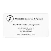 Standaard 3,5 x 2,0-inch Visitekaartje Etiket (Voorkant)