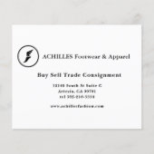 Standaard 3,5 x 2,0-inch Visitekaartje Flyer (Voorkant)