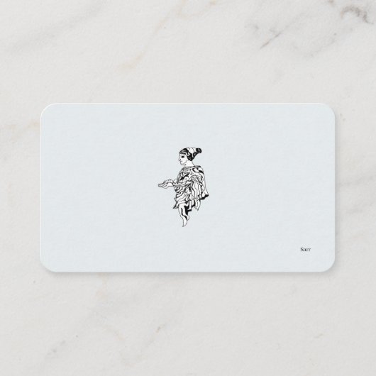 Standaard 3,5 x 2,0-inch Visitekaartje: Grieks bee Visitekaartje (Achterkant)