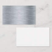 Standaard 3,5 x 2,0-inch Visitekaartje Roestvrij m (Voorkant / Achterkant)