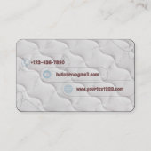 Standaard 3,5 x 2,0-inch Visitekaartje zachte matr (Achterkant)