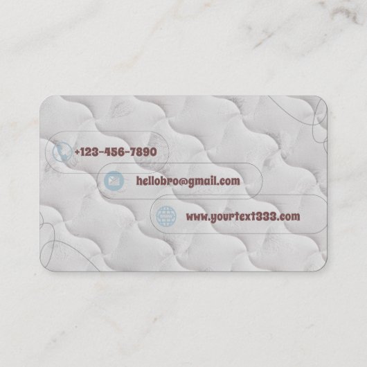 Standaard 3,5 x 2,0-inch Visitekaartje zachte matr (Achterkant)