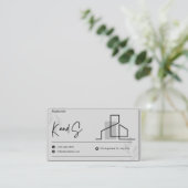Standaard, 3.5" x 2.0" Visitekaartje (Staand voorkant)