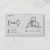Standaard, 3.5" x 2.0" Visitekaartje (Voorkant)