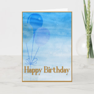 Standaard 5-inch x 7-inch gevouwen Birthday Kaart