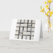 Standaard 5-inch x 7-inch gevouwen lege kaart (Gele Bloem)