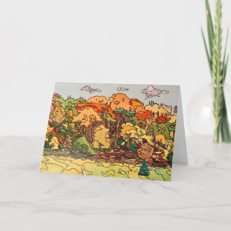 Standaard, 5 "x 7" gevouwen Wenskaart Blank Kaart