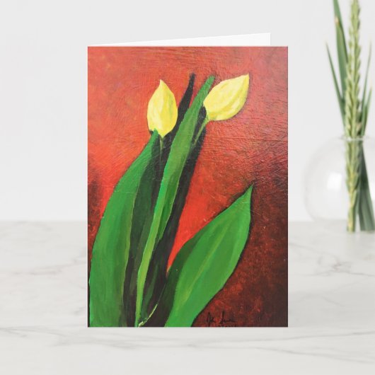 Standaard, 5" x 7" gevouwen Wenskaart BLANK Kaart (Voorkant)