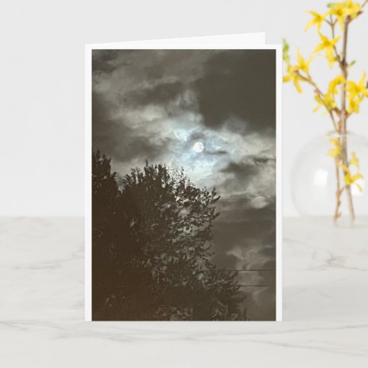 Standaard, 5" x 7" gevouwen wenskaart kaart (Gele Bloem)