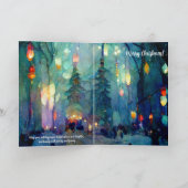 Standaard, 5" x 7" gevouwen wenskaart kaart (Binnen)