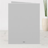 Standaard, 5 "x 7" gevouwen Wenskaart zeemeermin Kaart (Achterkant)