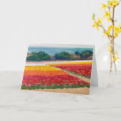 Standaard, 5 x 7 inch gevouwen Wenskaart Kaart (Gele Bloem)