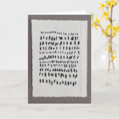 Standaard, 5 x 7 inch gevouwen Wenskaart Kaart (Gele Bloem)