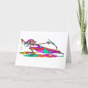 Standaard, 5 x 7 inch gevouwen Wenskaart Kaart