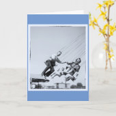 Standaard, 5 x 7 inch gevouwen Wenskaart Kaart (Gele Bloem)