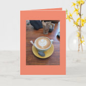 Standaard, 5 x 7 inch gevouwen Wenskaart Kaart (Gele Bloem)