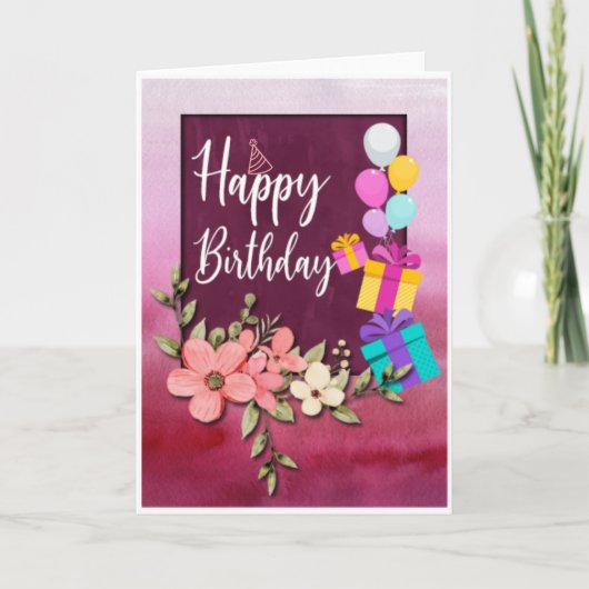 Standaard, 5 x 7 inch gevouwen Wenskaart Kaart (Voorkant)