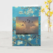 Standaard, 5 x 7 inch gevouwen Wenskaart Kaart (Gele Bloem)