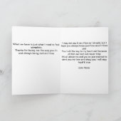 Standaard, 5 x 7 inch gevouwen Wenskaart Kaart (Binnen)