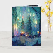 Standaard, 5" x 7" Vouwkaart Kaart (Gele Bloem)