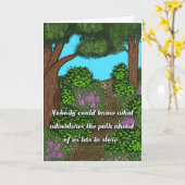 Standaard, 5" x 7" Vouwkaart Kaart (Gele Bloem)