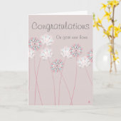 Standaard 5x7 & envelop - Gefeliciteerd met jullie Kaart (Gele Bloem)