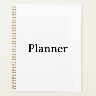 Standaard 8,5" x 11" harde kaft, gouden spiraal planner
