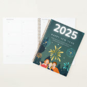 Standaard (8,5 x 11 inch), hard Hoesje, zwarte spi Planner (Display)