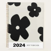Standaard (8,5 x 11 inch), hard Hoesje, zwarte spi Planner (Voorkant)