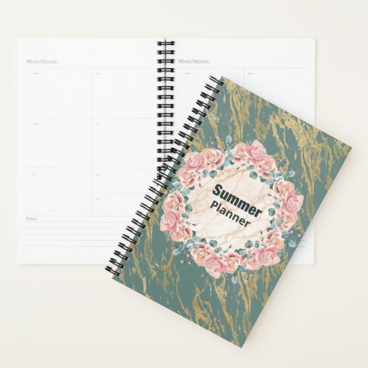 Standaard (8,5 x 11 inch), hard Hoesje, zwarte spi Planner (Display)