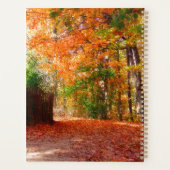 Standaard (8,5 x 11 inch), hard Hoesje, zwarte spi Planner (Achterkant)