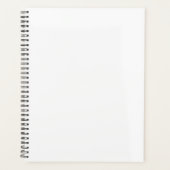 Standaard (8,5 x 11 inch), hard Hoesje, zwarte spi Planner (Voorkant)