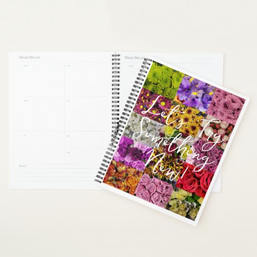 Standaard (8,5 x 11 inch), hard Hoesje, zwarte spi Planner (Display)