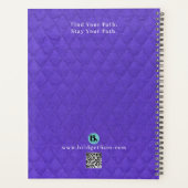 Standaard (8,5 x 11 inch), hard Hoesje, zwarte spi Planner (Achterkant)