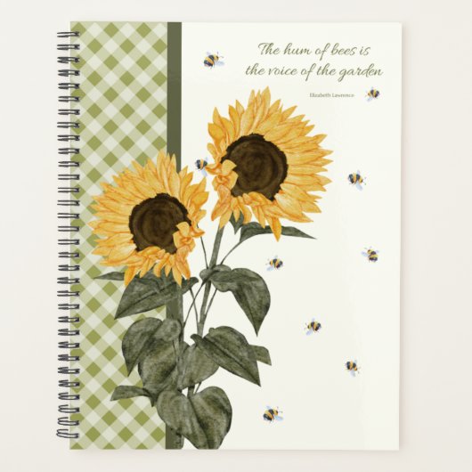 Standaard (8,5 x 11 inch), zacht Hoesje, zwarte sp Planner (Voorkant)