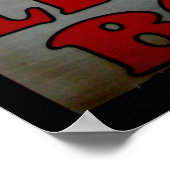 standaard achter de jongens in de Trenches Poster (Hoek)