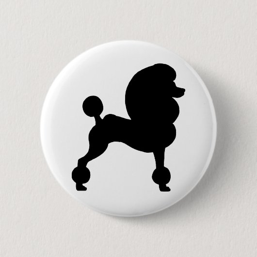 Standaard afgeknipte pool ronde button 5,7 cm (Voorkant)