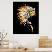 Standaard Amerikaanse Afdruk 1 Poster (Keuken)