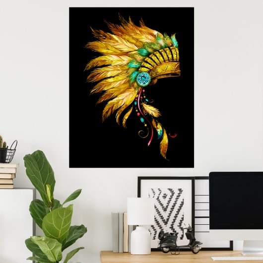 Standaard Amerikaanse afdruk 4 Poster (Thuiskantoor)