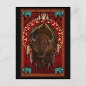 Standaard Amerikaanse Buffelmodel Briefkaart (Voorkant)