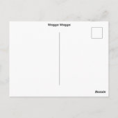 Standaard ansichtkaart briefkaart (Achterkant)