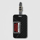  standaard bagagelabel (Voorkant (verticaal))