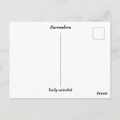 Standaard briefkaart (Achterkant)