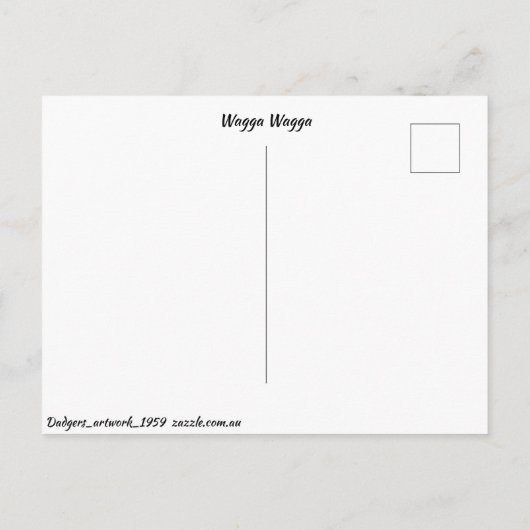 Standaard briefkaart (Achterkant)