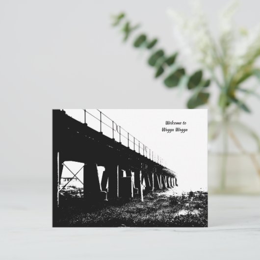 Standaard briefkaart wagga wagga (Staand voorkant)