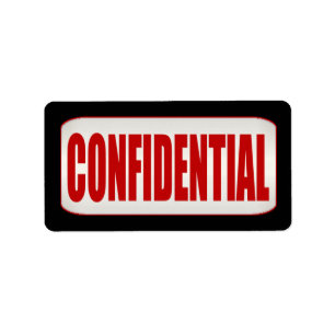 Standaard Business Confidential Medium Label