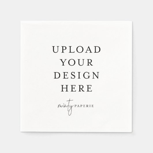 Standaard Cocktail Napkin - 4,75 inch Servet (Voorkant)