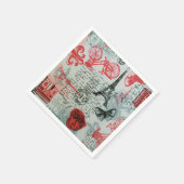 Standaard Cocktail Napkin met Franse stijl Servet (Hoek)